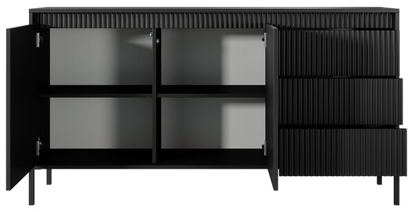 SENSO c | komoda 153 2D3S | 153,5 cm | černá