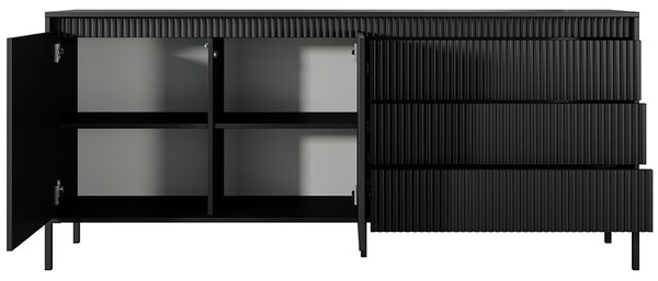 SENSO c | komoda 187 2D3S | 187,1 cm | černá