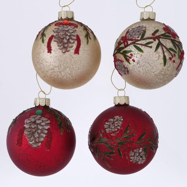 Boltze Home Collections Vánoční ozdoba Leano sada 4 kusů