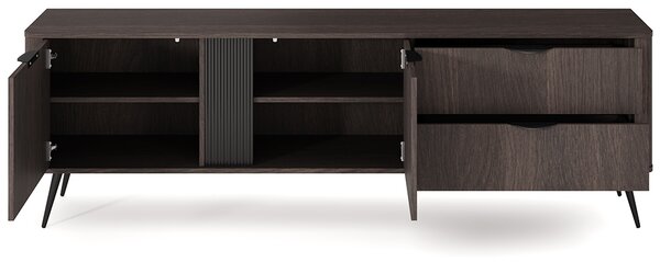 VERIS d | TV stolek RTV 195 2D2S | 195,2 cm | dub dunin