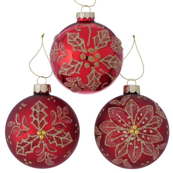 Boltze Home Collections Vánoční ozdoba Sava sada 3 kusů