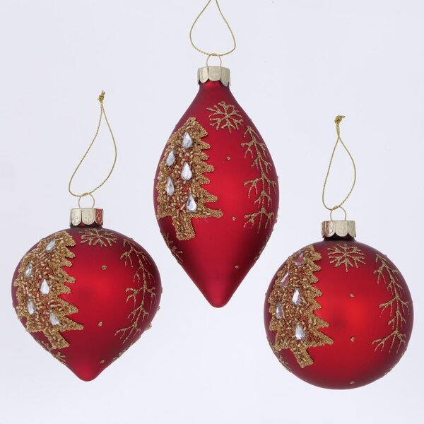 Boltze Home Collections Vánoční ozdoba Classo sada 3 kusů