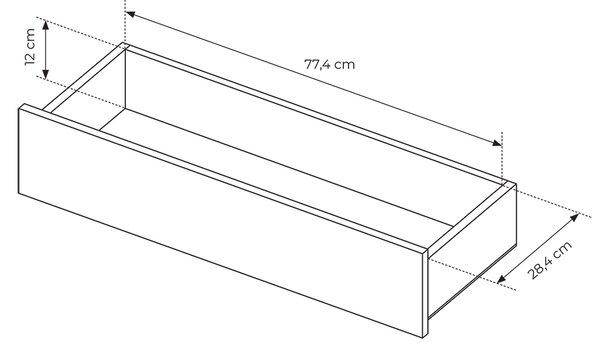 LUMI d | vysoká vitrína 91 2D2S + LED | 91,5 cm | dub dunin/černá