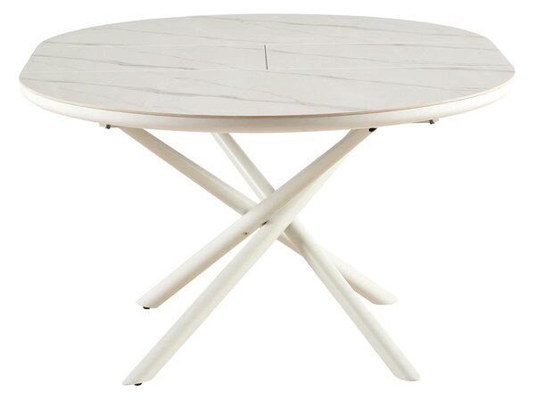 JÍDELNÍ STŮL, bílá, 120-160/120/76 cm MID.YOU - Jídelní stoly, Online Only