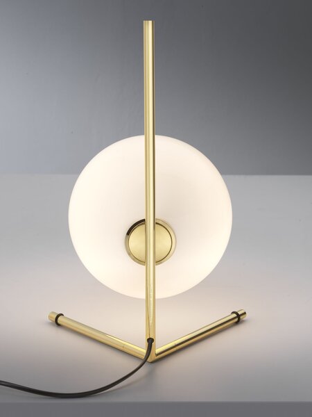 Flos F3171044 IC Lights T1 Low 10 Anniversary, designová lampa se stmívačem, 1x60W E14, 24K zlato, Ø 20cm, výška 38cm