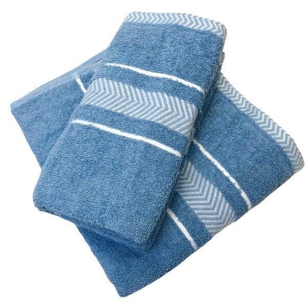 Froté ručník deluxe Maroko modrý 50x90cm TiaHome