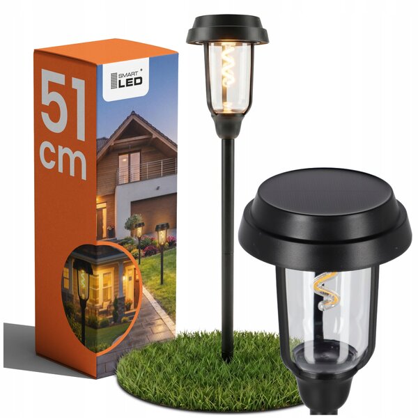 LED solární zápichové svítidlo 2700 K, IP65, 100 lm, teplá bílá