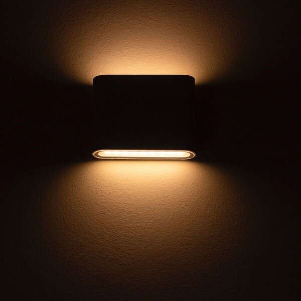 Zuma Line SJ22621- LED Venkovní nástěnné svítidlo SHADOW LED/12W/230V IP65 černá