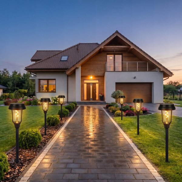 LED solární zápichové svítidlo 2700 K, IP65, 100 lm, teplá bílá