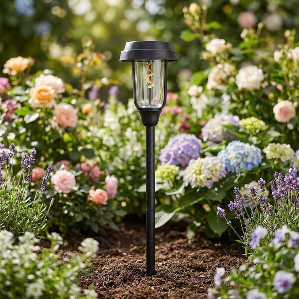 LED solární zápichové svítidlo 2700 K, IP65, 100 lm, teplá bílá
