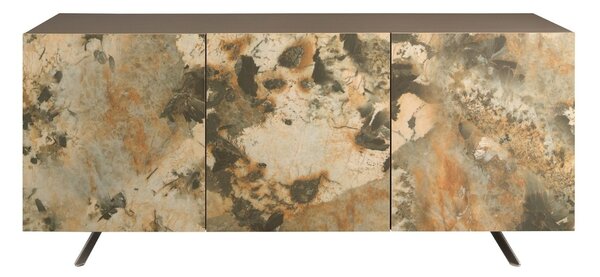 -25 % Dny MOMENTI– Hnědá lakovaná komoda Angel Cerdá No. 3270, 180 x 50 cm