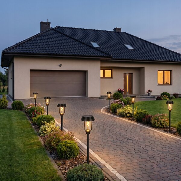 LED solární zápichové svítidlo 2700 K, IP65, 100 lm, teplá bílá