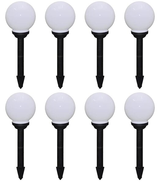 Venkovní osvětlení příjezdové cesty 8 ks LED 15 cm se zápichem 277114