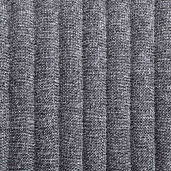 Jídelní židle 6 ks tmavě šedé textil 277097