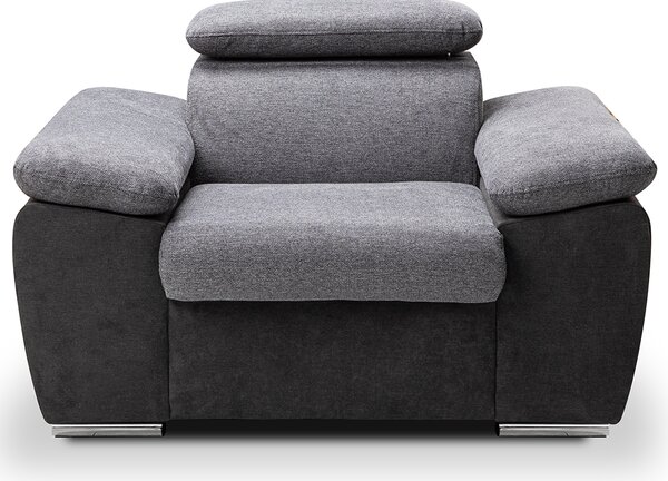 Křeslo COOL | 118 cm | polohovací záhlavník | VÝBĚR KOMBINACE TKANIN