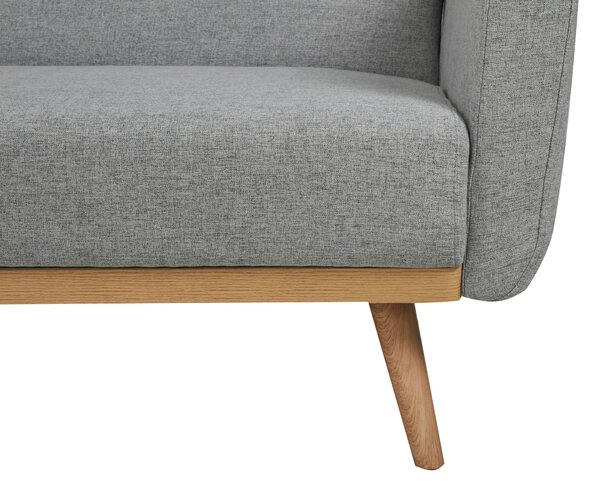 ROZKLÁDACÍ POHOVKA, textil, světle šedá Livetastic - Rozkládací pohovky, Online Only