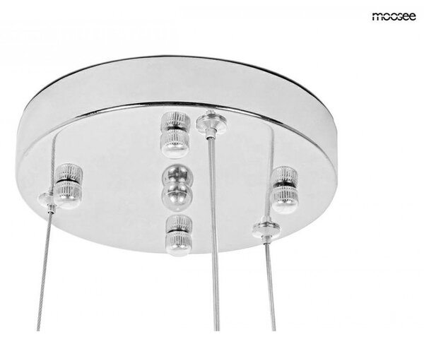Designové závěsné svítidlo Monete ø 60cm Barva: Chrom