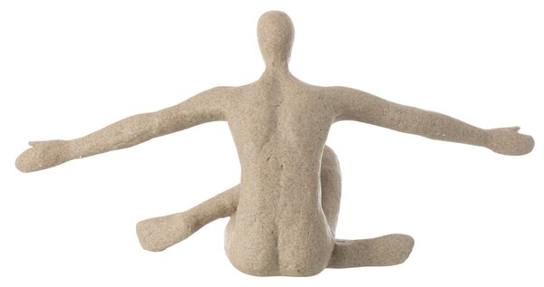 J-line Béžová soška Embrace 57 cm