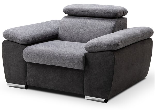 Křeslo COOL | 118 cm | polohovací záhlavník | VÝBĚR KOMBINACE TKANIN