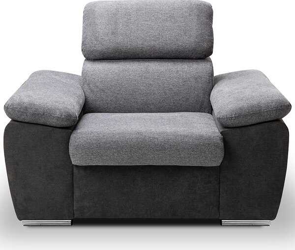 Křeslo COOL | 118 cm | polohovací záhlavník | VÝBĚR KOMBINACE TKANIN