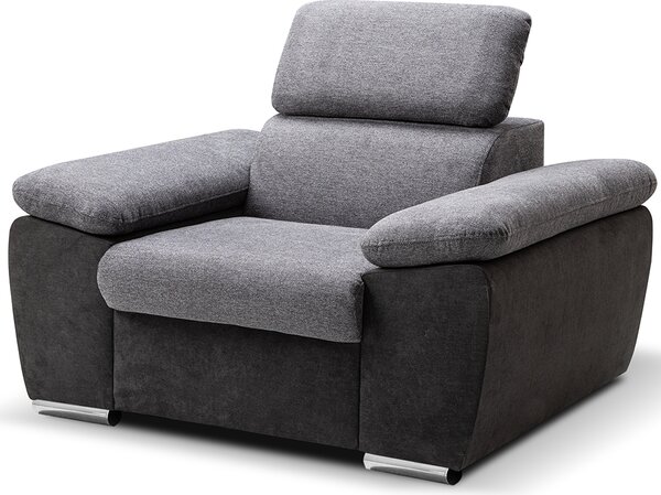 Křeslo COOL | 118 cm | polohovací záhlavník | VÝBĚR KOMBINACE TKANIN
