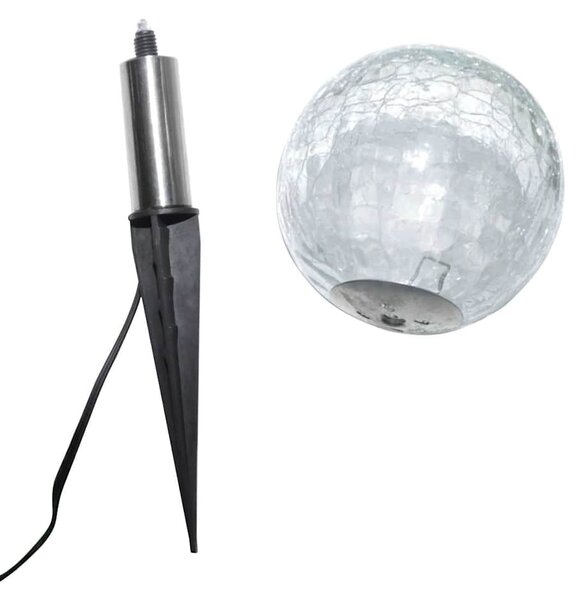 Zahradní světla 6 ks LED se zemními bodci a solárními panely 277121