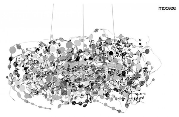 Designové závěsné svítidlo Monete ø 60cm Barva: Chrom