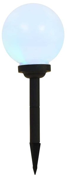 Zahradní solární lampy 6 ks LED kulovité 20 cm RGB 277126