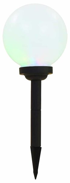 Zahradní solární lampy 6 ks LED kulovité 20 cm RGB 277126