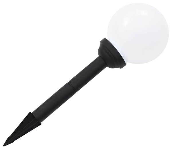 Zahradní solární lampy 6 ks LED kulovité 20 cm RGB 277126