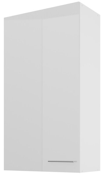 LARA wh | horní skříňka 60G-108 1F s policemi | 60 cm | UNI dvířka | EXTRA VYSOKÁ | bílá lesk