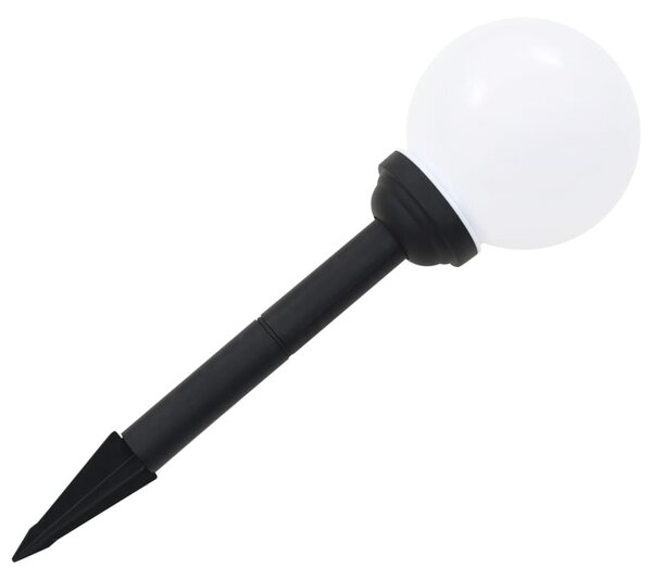 Zahradní solární lampy 8 ks LED kulovité 15 cm RGB 277125