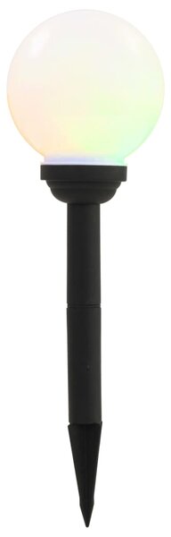 Zahradní solární lampy 8 ks LED kulovité 15 cm RGB 277125