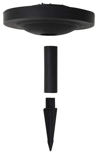Zahradní solární lampy 2 ks LED kulovité 40 cm RGB 277128