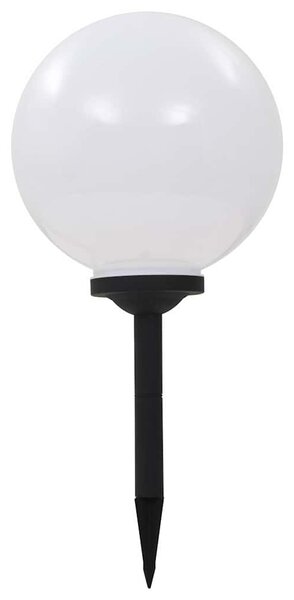 Zahradní solární lampy 4 ks LED kulovité 30 cm RGB 277127