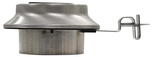 Zahradní solární lampy 12 ks LED kulaté 12 cm bílé 277135