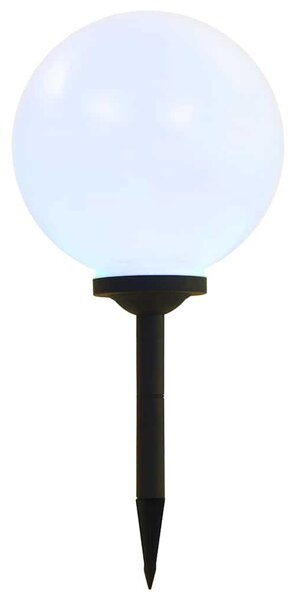 Zahradní solární lampy 4 ks LED kulovité 30 cm RGB 277127