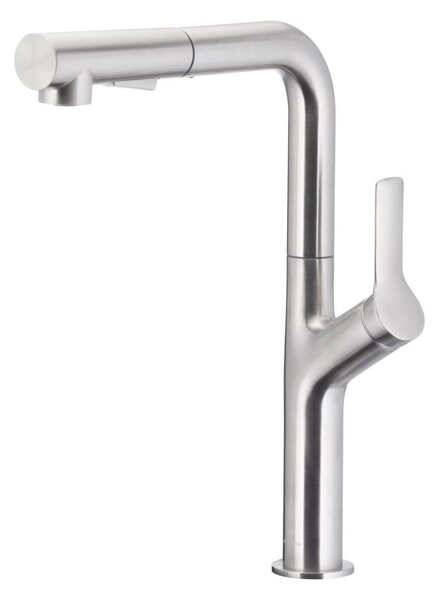 KFA Armatura 6623-220-22- Dřezová baterie s vytah. sprškou DUERO DESIGN nerez
