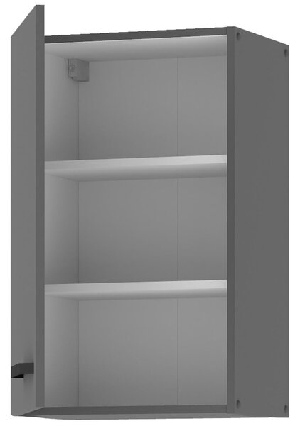 Kuchyňská linka NESSANT se | 210x240 cm | zásuvky PREMIUM BOX | UNI provedení | šedá antracit