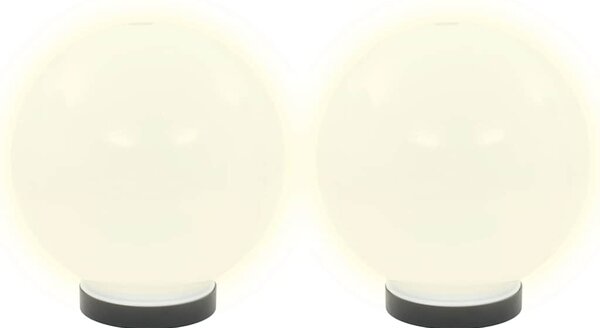Kulovité LED lampy 4 ks koule 20 cm PMMA 277141