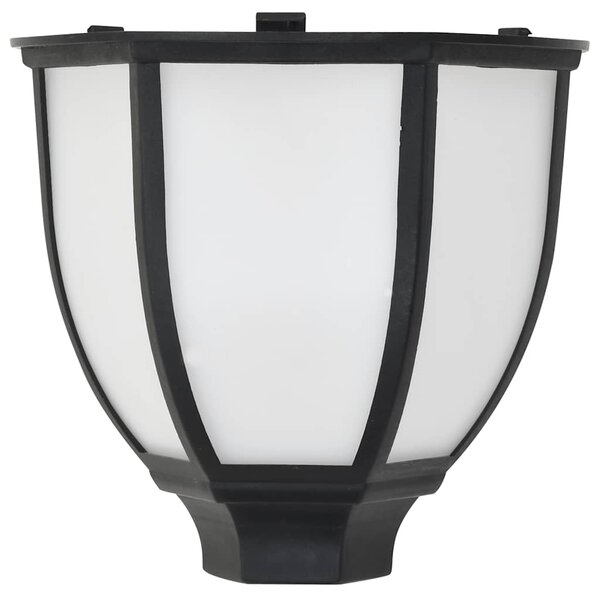 Zahradní solární lampy 6 ks LED černé 277138