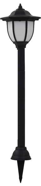Zahradní solární lampy 6 ks LED černé 277138