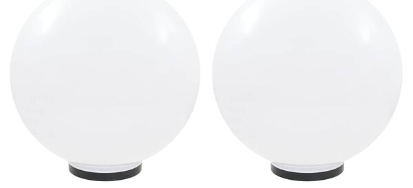 Kulovité LED lampy 2 ks koule 50 cm PMMA 277145