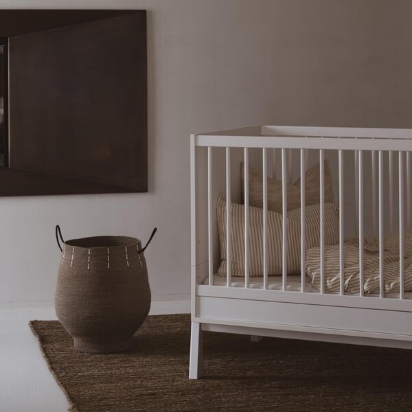-25 % Dny MOMENTI– Krémově bílá dětská rostoucí postýlka Quax Ashi 70 x 140 cm