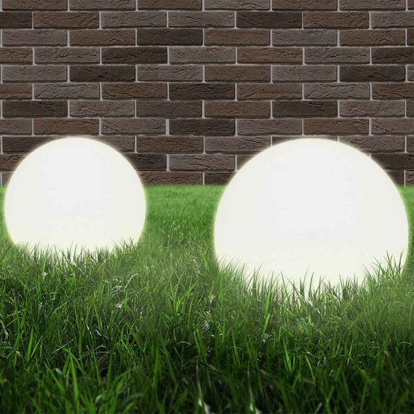 Kulovité LED lampy 4 ks koule 30 cm PMMA 277143
