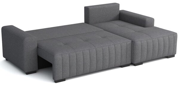 Malá sedací souprava HUGI | 240x140 cm | rozkládací + úložný prostor | VÝBĚR TKANIN