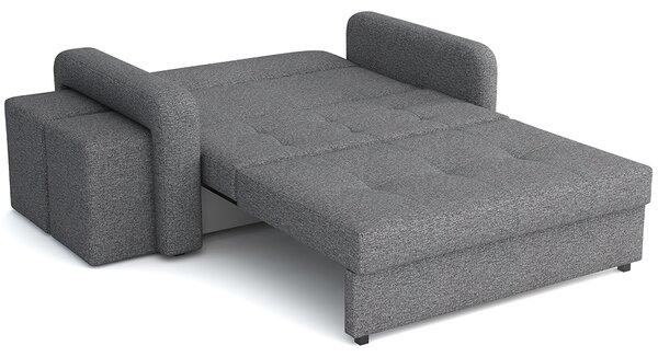 Pohovka VIVA II HOME + 2x taburet v ceně | 158 cm | LEVÁ | rozkládací + úložný prostor | VÝBĚR TKANIN