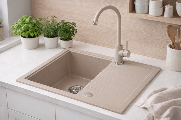 Ruvetti Fiori kuchyňská baterie stojící béžová 1001BE