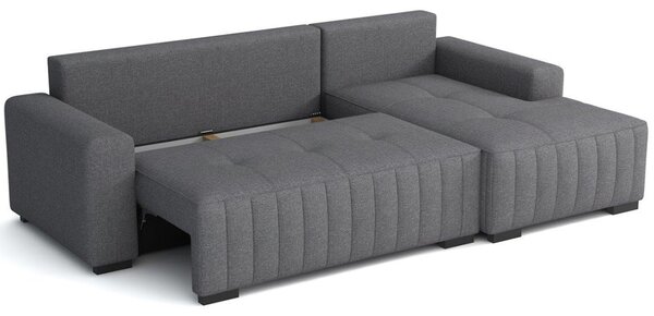 Malá sedací souprava HUGI | 240x140 cm | rozkládací + úložný prostor | VÝBĚR TKANIN