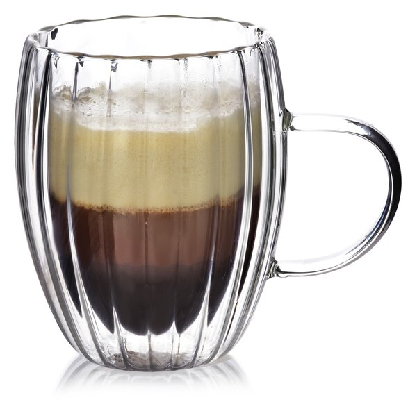 Mondex Skleněný hrnek PETER 300 ml čirý
